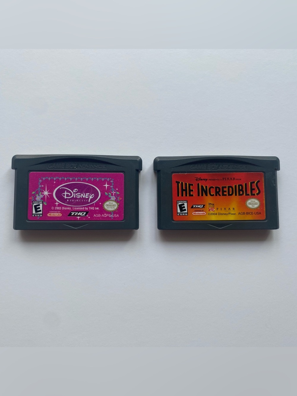 🎮 Game Boy Advance Disney Bundle - Princess & The Incredibles
